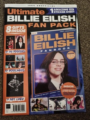The Ultimate Billie Eilish Fan Pack Magazine Stickers Posters - NEW SEALED!
