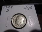 1947 D - USA 10 cent - Silver American dime
