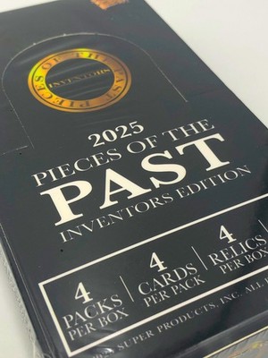 Pieces of the Past (Inventors Edition Hobby Box) Relic Card Garantie!