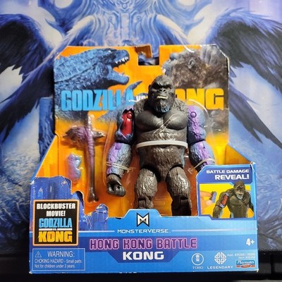 Playmates Monsterverse Godzilla vs Kong 15cm 6'' Hong Kong Battle Kong RARE