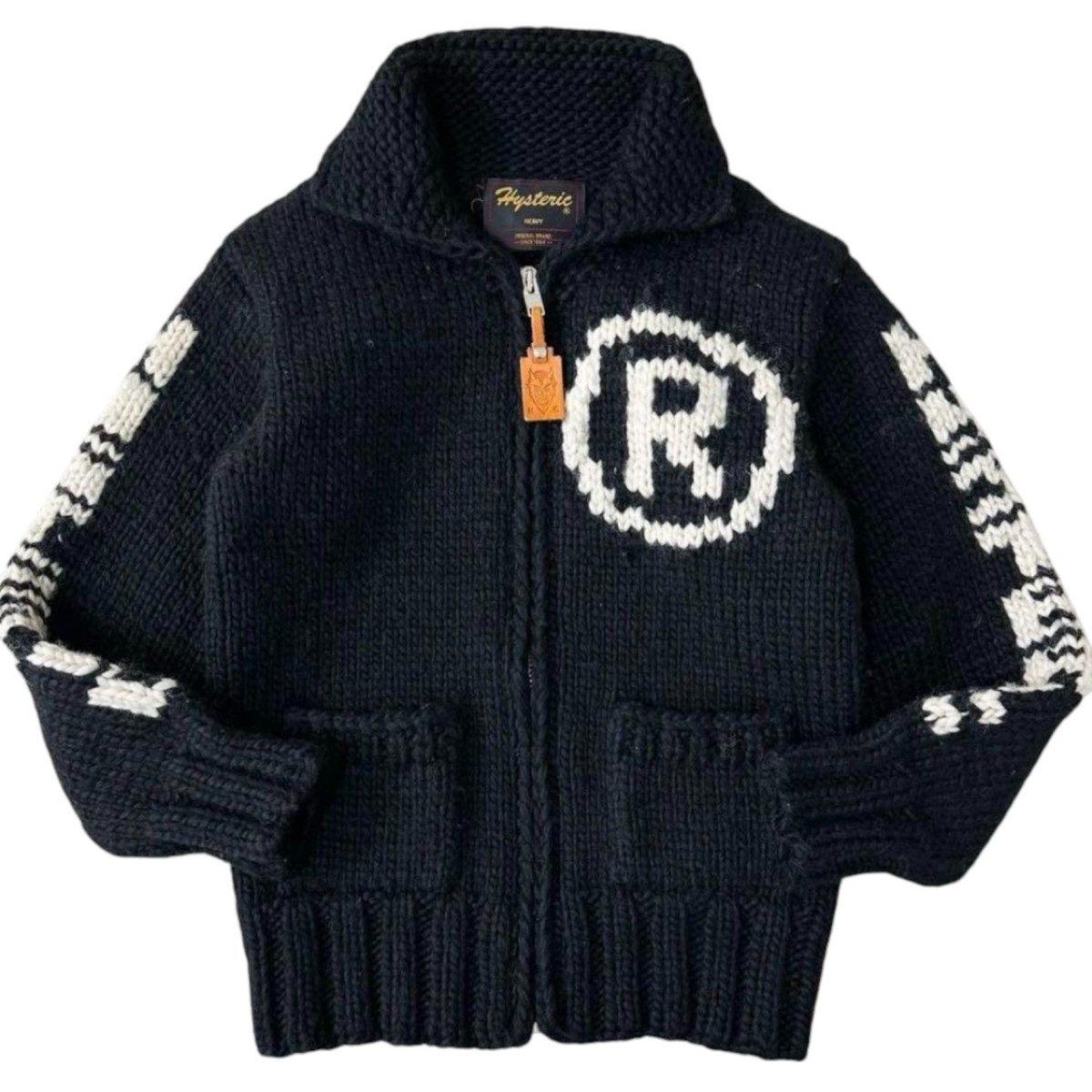 Extreme Hysteric Glamour Cowit Knit Sweater Jacket Black Women