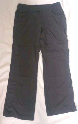 Eastern Mountain Sports Women's Hiking Convertible Pants Charcoal Grey 8 Regula