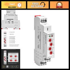 Double Delay Timer Relay AC/DC 12V-240V DPDT Din Rail Type - Versatile Control