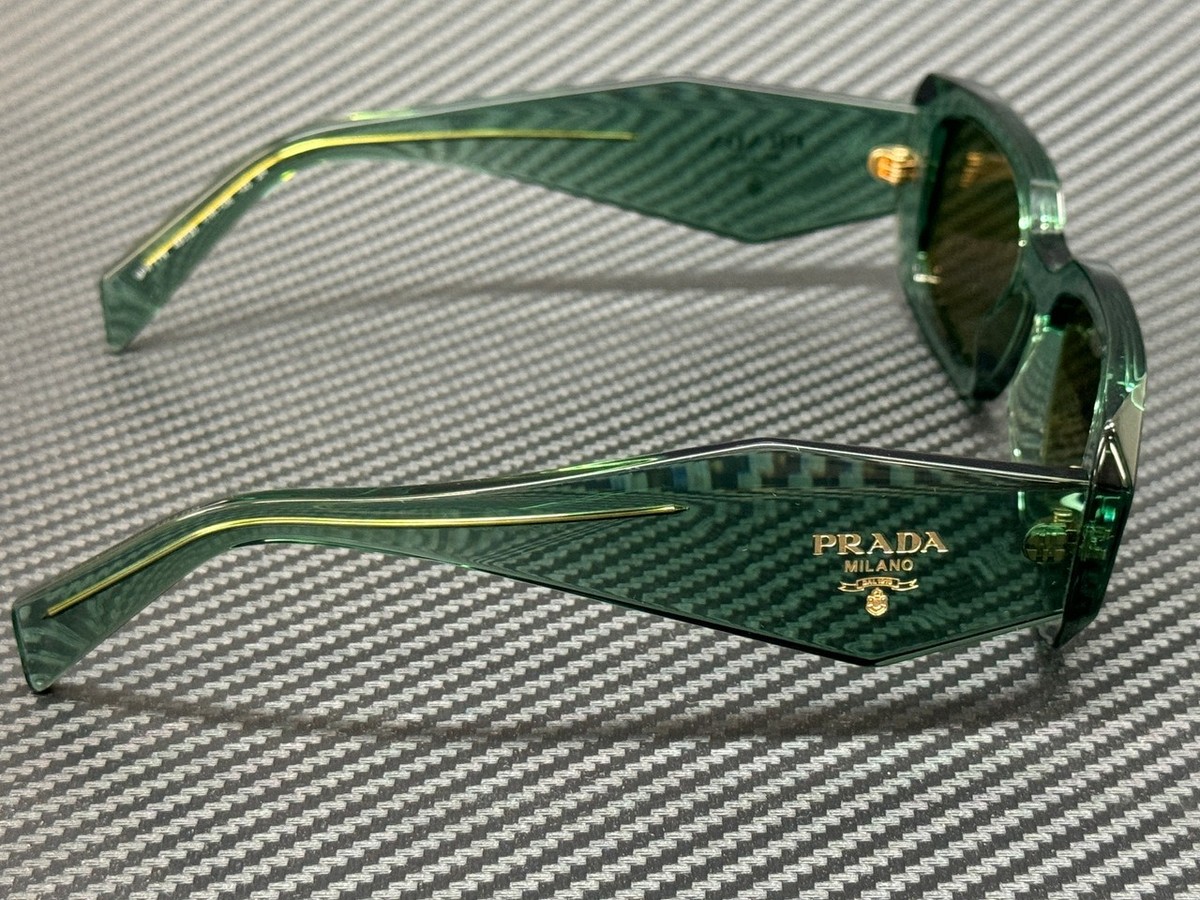 PRADA PR 17WS 11R10E Transparent Green Women display picture 2