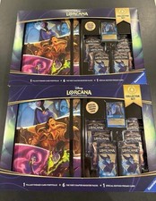 2x -Disney Lorcana First Chapter Collector Set Costco Bundle Contents - 12 Packs
