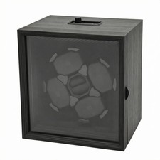 4 Watch Winder Wooden Automatic Watch Winder Box Ebony-Grain for Nightstand, Men