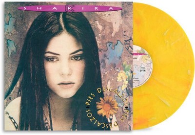 Shakira - Pies Descalzos [Yellow w/ Red Swirl Vinyl] NEW Vinyl