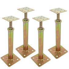 4X House Floor Jacks for Leveling, Basement Floor Jack, Telescoping Screw Jacks