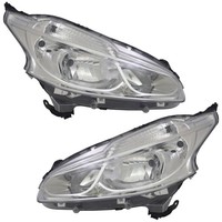 Scheinwerfer Set FüR Peugeot 208 H7 / H7 / W21/5W 2012- LWR Tagfahrlicht