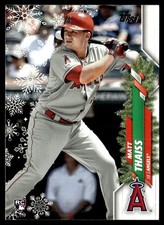 2020 Topps Holiday Matt Thaiss Rookie Los Angeles Angels #HW175