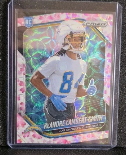2025 Panini Prizm Football Choice Cherry Blossom KeAndre Lambert-Smith #349