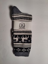 b studio -women's socks - black - Cashmere Gray - Made in USA **G3**