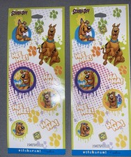 2X New Sheets Hallmark Stickeroni Stickers, Scooby Doo, Scrapbooking