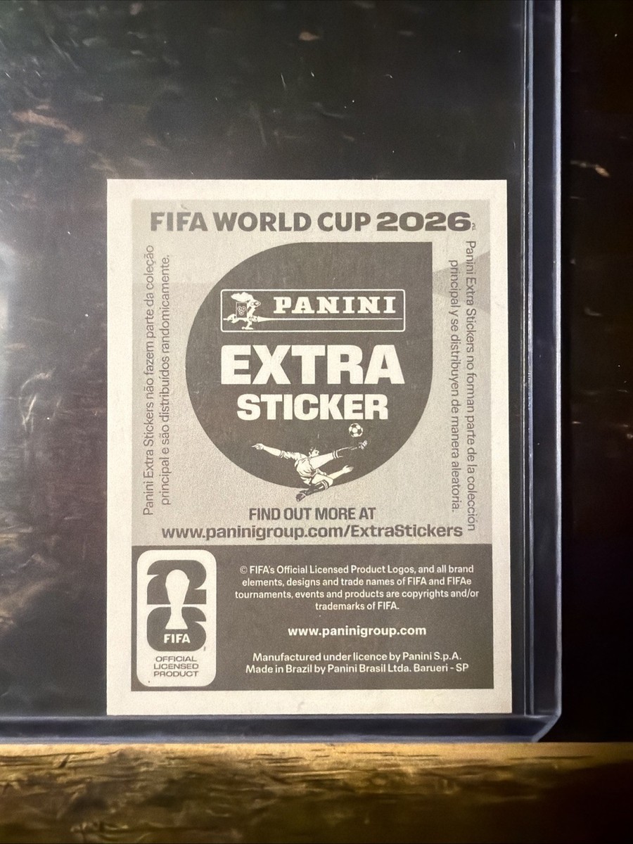 FIFA World Cup 2026 Bronze Extra Sticker - Vinicius Jr Brazil | eBay