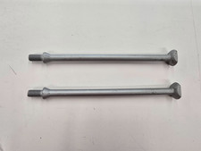 63L-66 Corvette Front Spare Tire Carrier Bolts 9 1/4" PAIR - Used