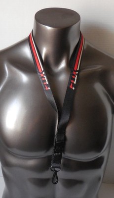 Fox Racing Seca Stripe Aircraft Lanyard Detachable Buckle Flame Red & Multicolor
