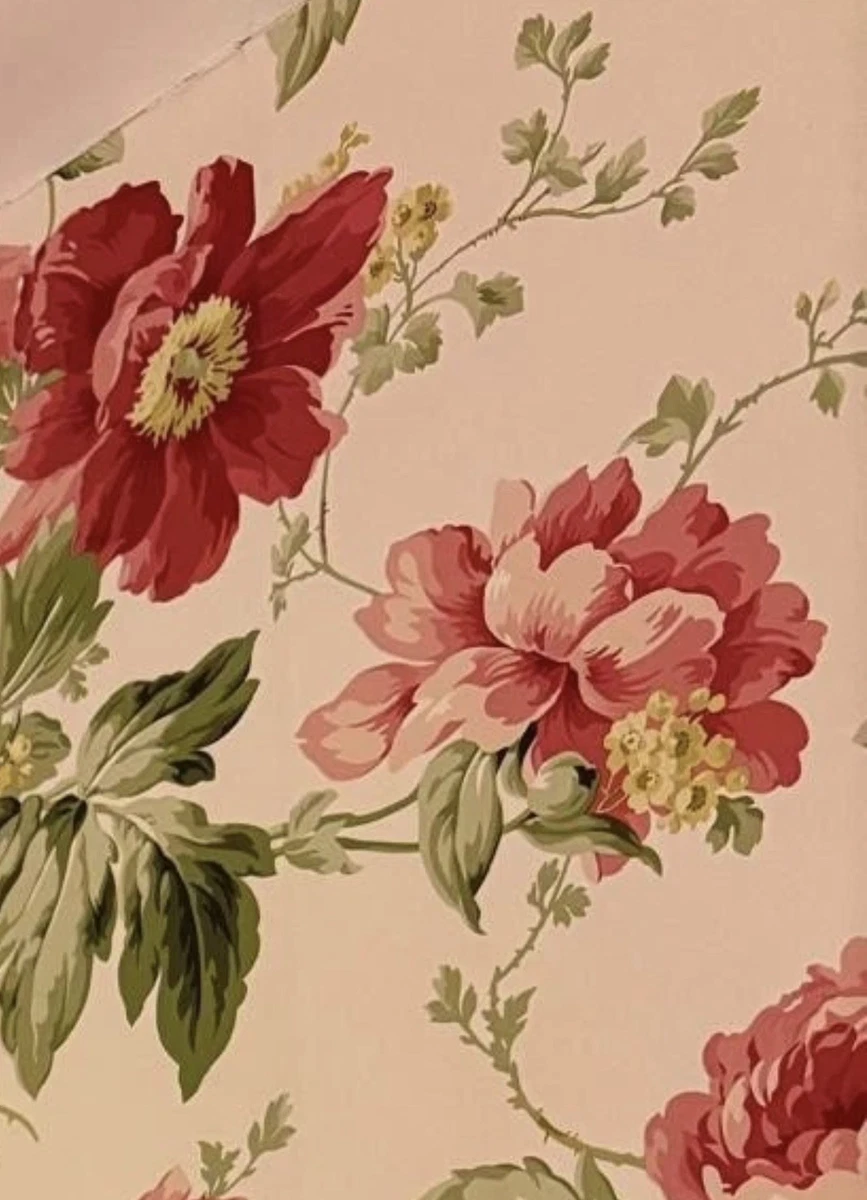 Papel pintado de arándano de jardín peonía Laura Ashley precio por rollo raro
