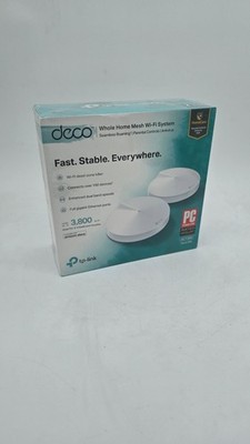 TP-Link Deco M5 Whole Home Mesh WiFi System AC1300 (2-Pack) 3800 sq ft
