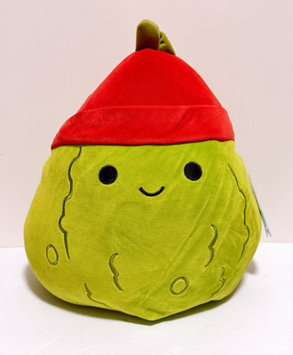 Squishmallows 12'' Salim the Pickle with Hat Plush Doll Toy