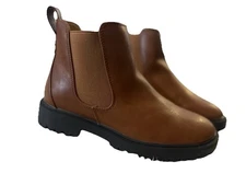 Dream Pairs Women's Low Heel Chelsea Ankle Boots Slip On Fall Size 7.5 Gorpcore