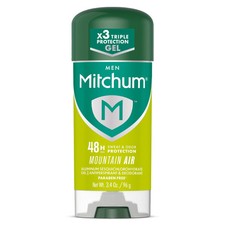 Mitchum Men Advanced Anti-Perspirant  Deodorant Mountain Air Gel Cream 3.4 Oz