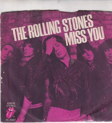 The Rolling Stones RS Records 19307 Miss You/ Far Away Eyes Vg+