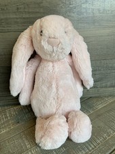 Jellycat Bashful Light Pink Bunny Large 16" Plush - Perfect, Rare Size Authentic