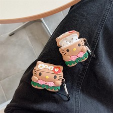 Brown 3D Anime Silicone Protective Case Cover for AirPods Pro 2/3/2/1 Kids Girls