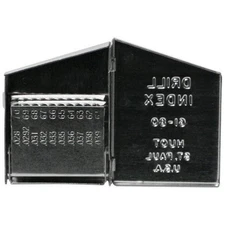 HUOT 10400 Drill Bit Case,Jobber Length,19pc 18DU56