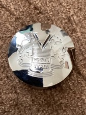 Vogue Tyres 89-9371 Single Chrome Custom Wheel Center Cap 2-12od