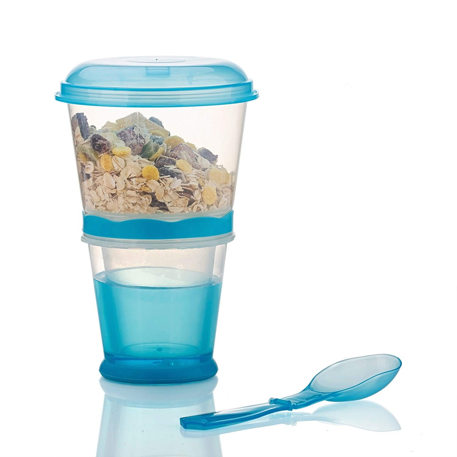Cereal On The Go Cups Breakfast Portable Drink Container Wit