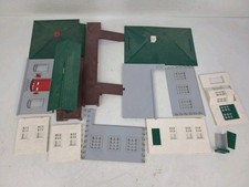 Vintage Plasticville Train Building Mixed Lot
