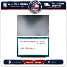 LCD Back Cover Front Bezel For Lenovo IdeaPad 3-15ITL6 3-15ALC6 Silver