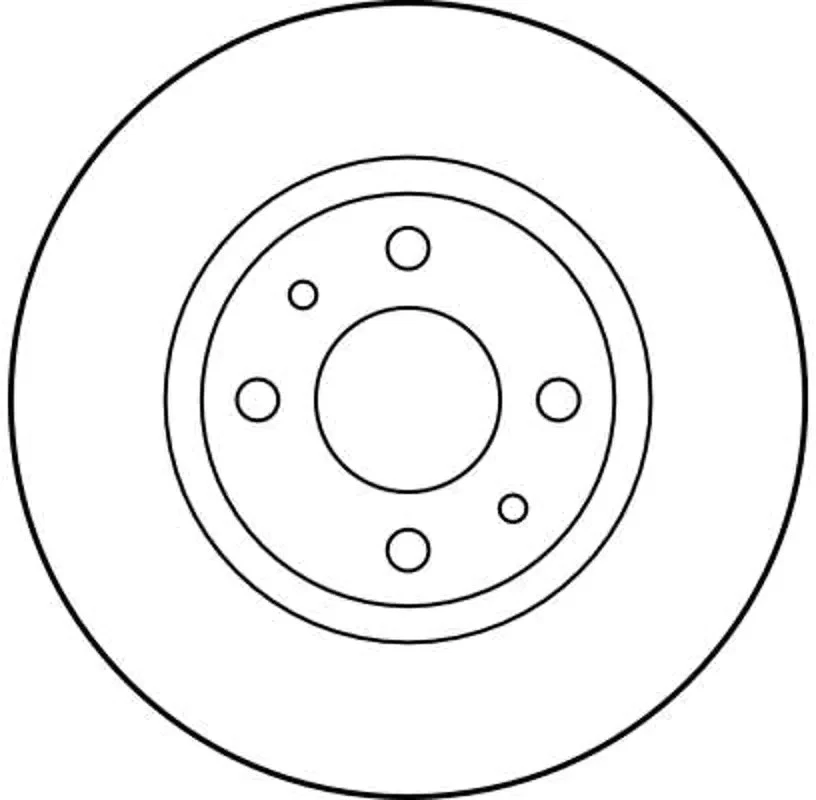 Jeu de 2 disques de frein TRW DF1747 - Photo 2/4