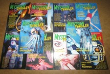 10 Mystery Thriller, Grusel und Spannung Romanhefte aus Nr.-Kreis 31-85 - po506