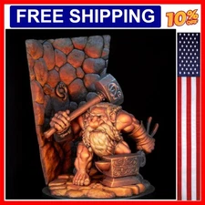 1/24 Scale Die-Cast Resin Figure Model Kit Dwarf Warrior Hobby Miniature Toy ...