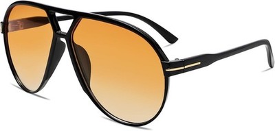 Retro Aviator Sunglasses for Women Men Oversized Classic 70S Vintage Trendy Tang