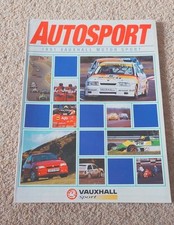 Autosport Vauxhall Sport 1991 BTCC Cavalier Rally Astra Nova Brochure Cleland