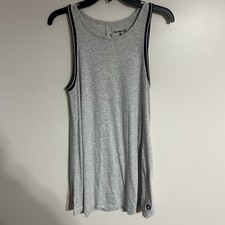 Hurley Nike Dri Fit Women's Tank Athletic Dress Size Small Gray Open Back
