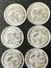 Lot Of 8  1/20 Oz Silver Prospector Rounds .999 Fine Colorado 2025 Bullion