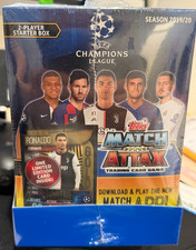 2019-20 Topps Match Attax UCL Starter Box Sealed 8 Box Case New - Haaland RC