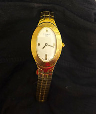 Tissot 1853 Women’s Swiss Made Quartz Oval White Dial Gold Bracelet Watch