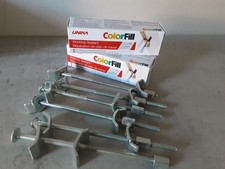 2 x 25g ColorFill CF076 by Unika : Worktop Sealant  Sarum grey + 6 joining bolts