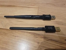 Lot of 2 600 Mbps Dual Band Wireless USB WIFI with Antenna 802.11AC