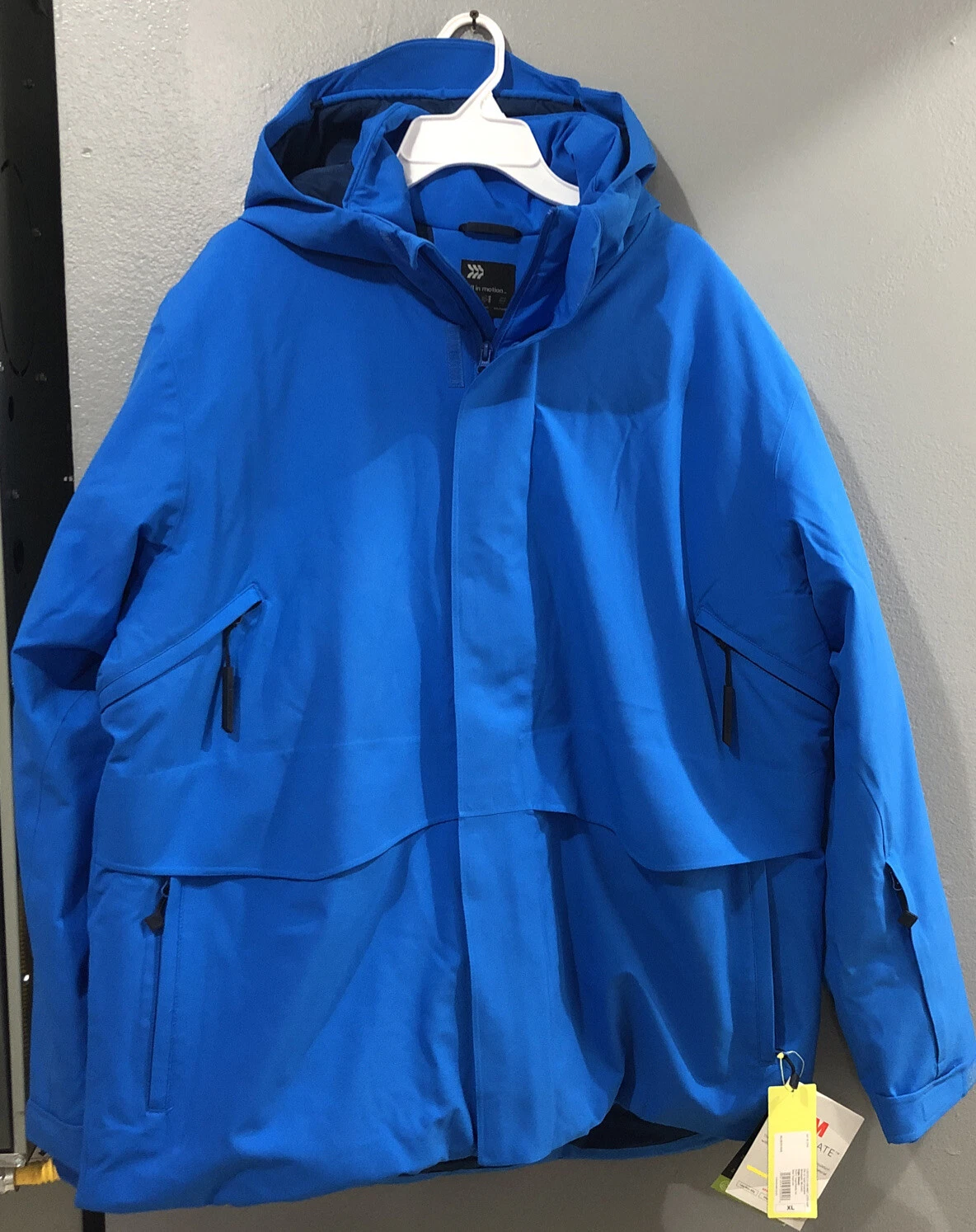 All In Motion Mens XL Snow Sport Insulated Jacket Warm -Many Extras- See Details