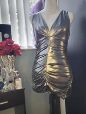 Silver Metallic Dress