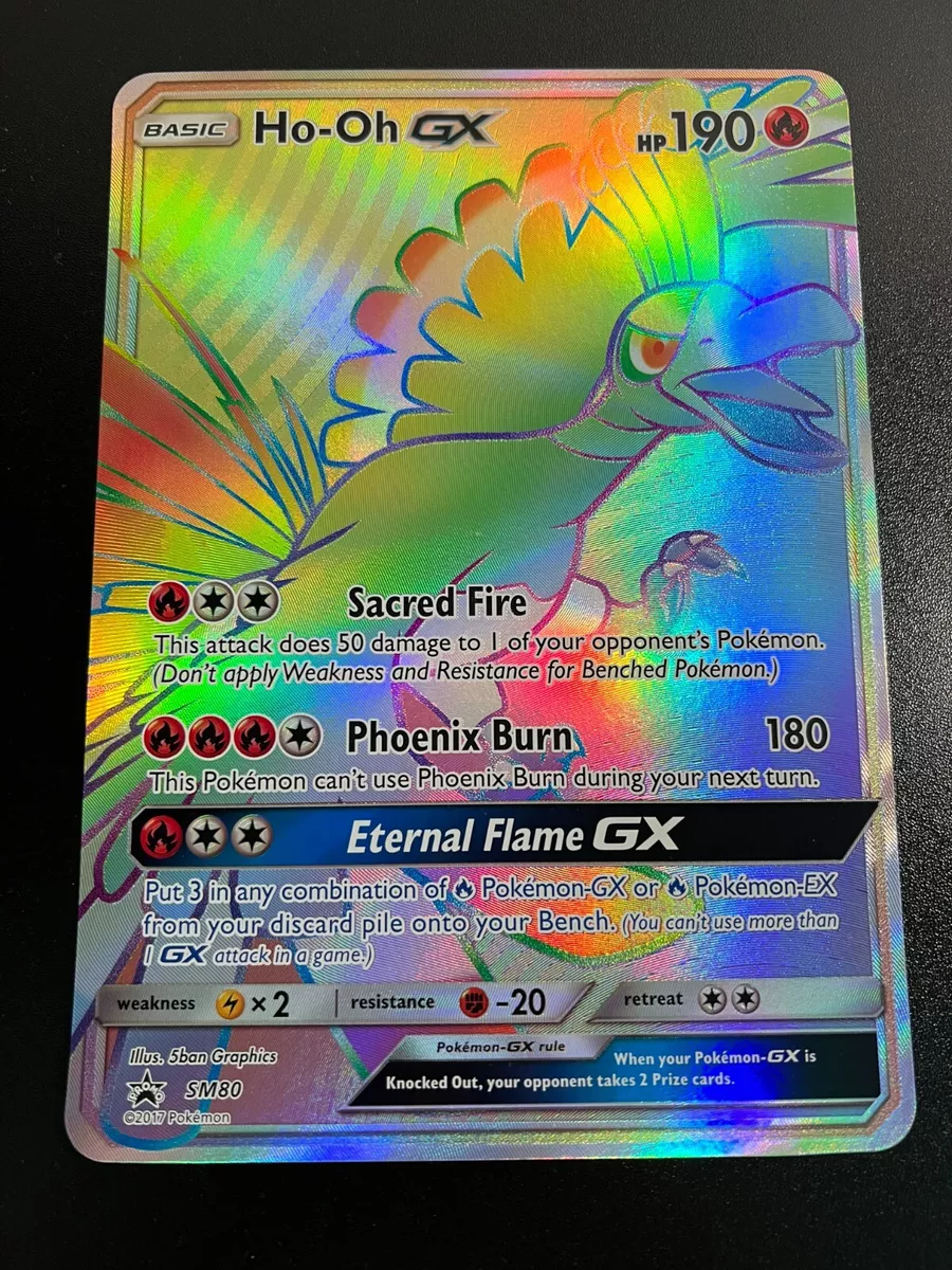 Ho-Oh GX - SM80 (SM Black Star Promo) - Jumbo Cards - Pokemon