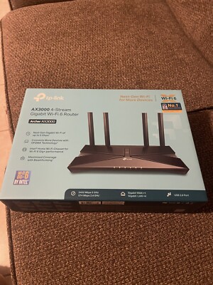 TP-LINK Archer AX3000 Dual-Band Wi-Fi 6 Router