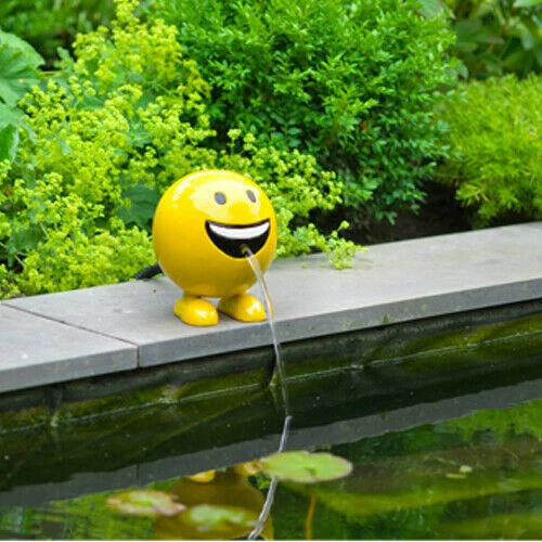 50W Solar Teichpumpe Wasserspeier Emoji Gartenteich Teich Pumpe Springbrunnen - Bild 3 von 9