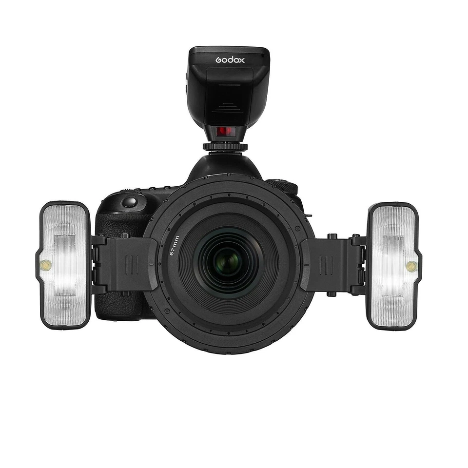 Godox MF12-K2 Macro Flash Speedlight 2.4G Wireless + XPro-C Trigger for Canon - Image 3 of 4